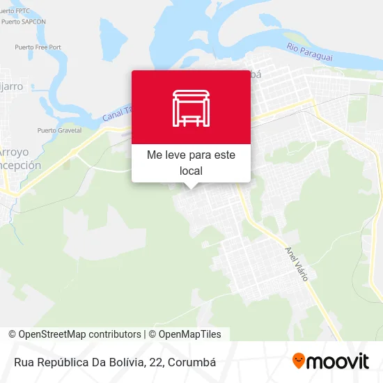 Rua República Da Bolívia, 22 mapa