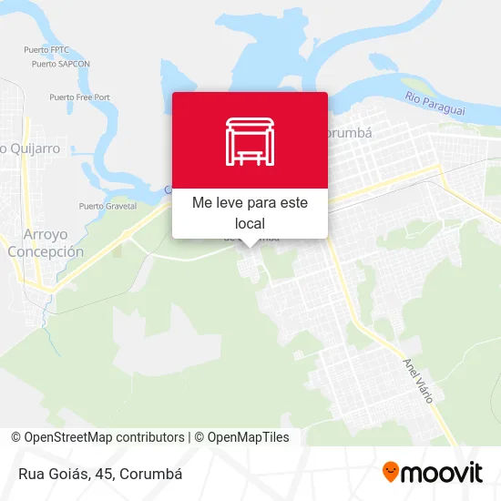 Rua Goiás, 45 mapa