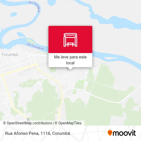 Rua Afonso Pena, 1116 mapa