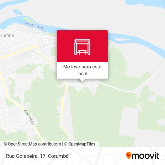 Rua Goiabeira, 17 mapa