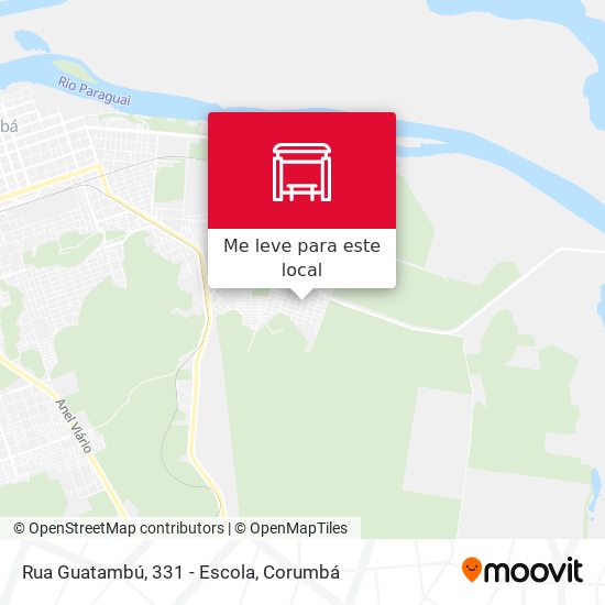 Rua Guatambú, 331 - Escola mapa