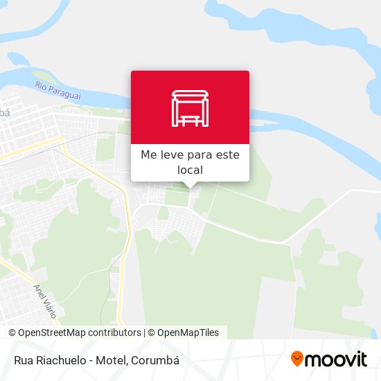 Rua Riachuelo - Motel mapa