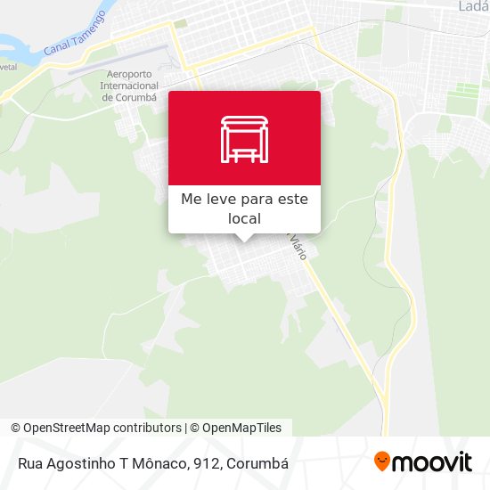 Rua Agostinho T Mônaco, 912 mapa