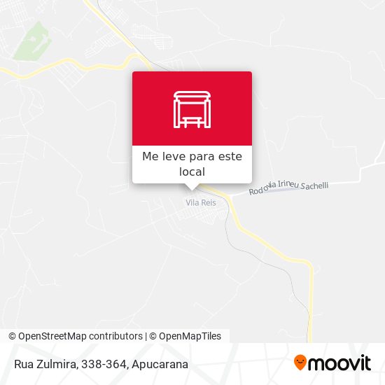 Rua Zulmira, 338-364 mapa