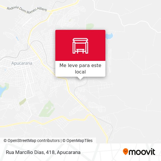 Rua Marcílio Dias, 418 mapa