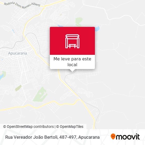 Rua Vereador João Bertoli, 487-497 mapa