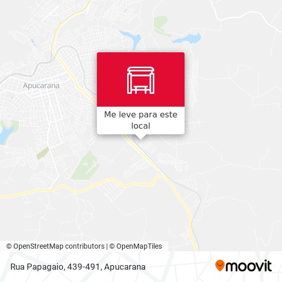 Rua Papagaio, 439-491 mapa