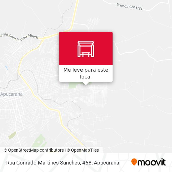 Rua Conrado Martinês Sanches, 468 mapa