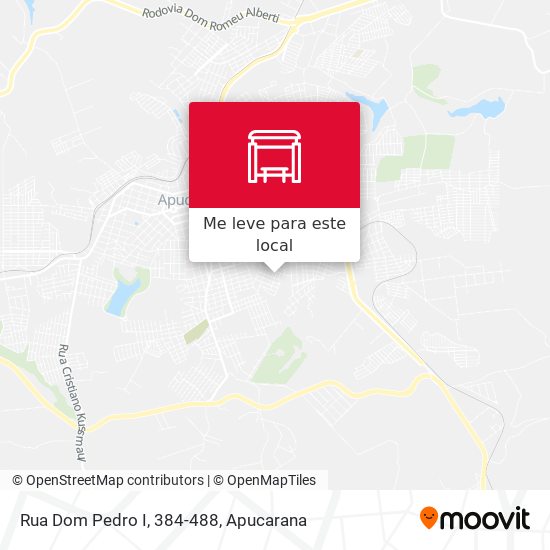 Rua Dom Pedro I, 384-488 mapa