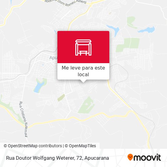 Rua Doutor Wolfgang Weterer, 72 mapa