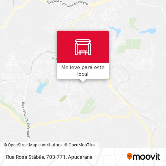 Rua Rosa Stábile, 703-771 mapa