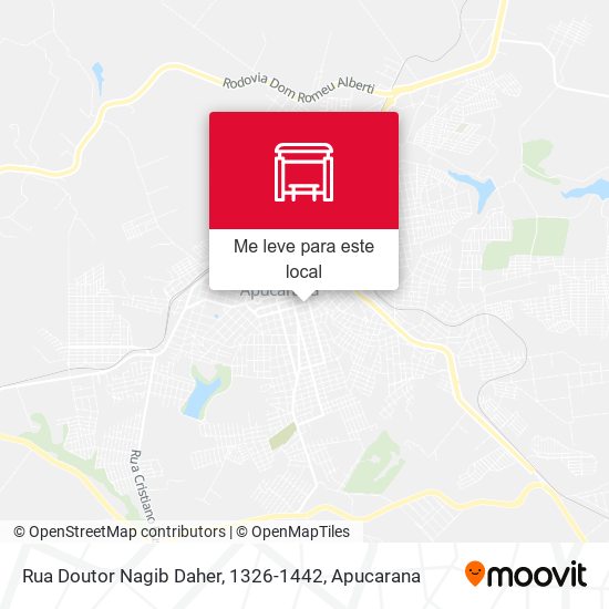 Rua Doutor Nagib Daher, 1326-1442 mapa