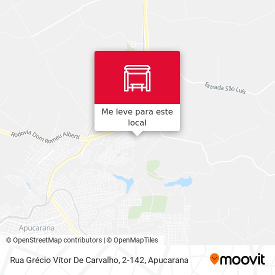 Rua Grécio Vítor De Carvalho, 2-142 mapa