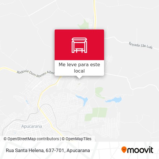 Rua Santa Helena, 637-701 mapa