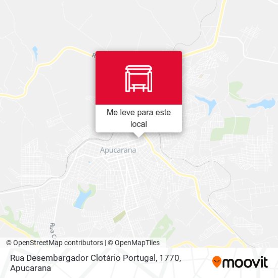 Rua Desembargador Clotário Portugal, 1770 mapa
