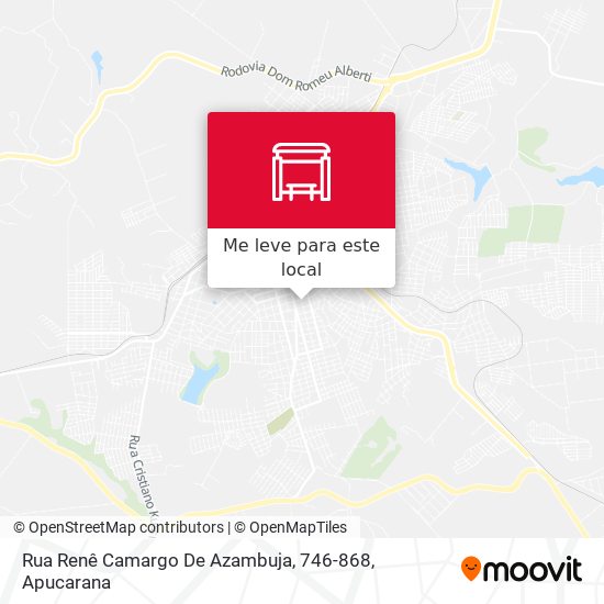 Rua Renê Camargo De Azambuja, 746-868 mapa