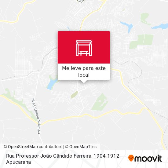 Rua Professor João Cândido Ferreira, 1904-1912 mapa