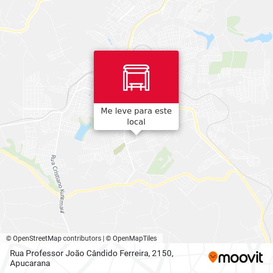 Rua Professor João Cândido Ferreira, 2150 mapa