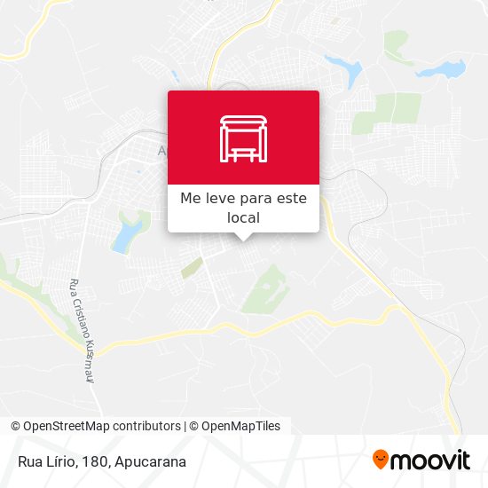 Rua Lírio, 180 mapa