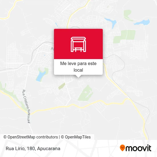 Rua Lírio, 180 mapa