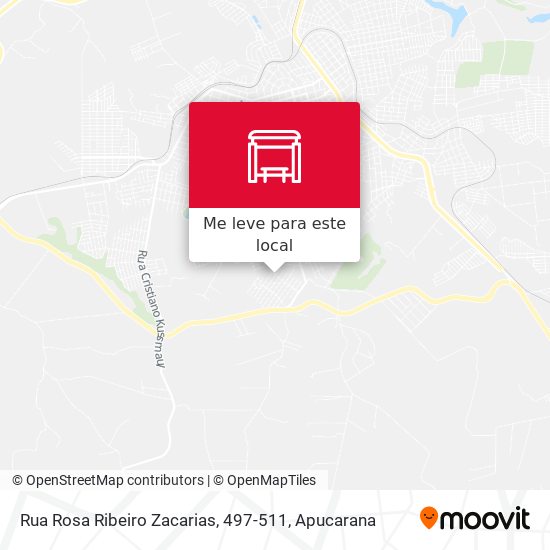 Rua Rosa Ribeiro Zacarias, 497-511 mapa