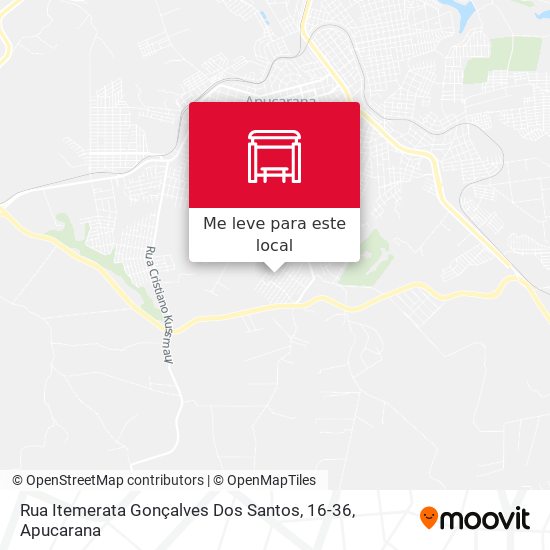 Rua Itemerata Gonçalves Dos Santos, 16-36 mapa