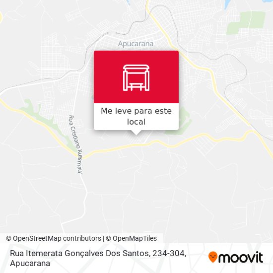 Rua Itemerata Gonçalves Dos Santos, 234-304 mapa