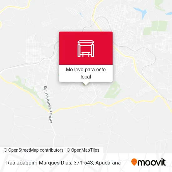 Rua Joaquim Marquês Dias, 371-543 mapa