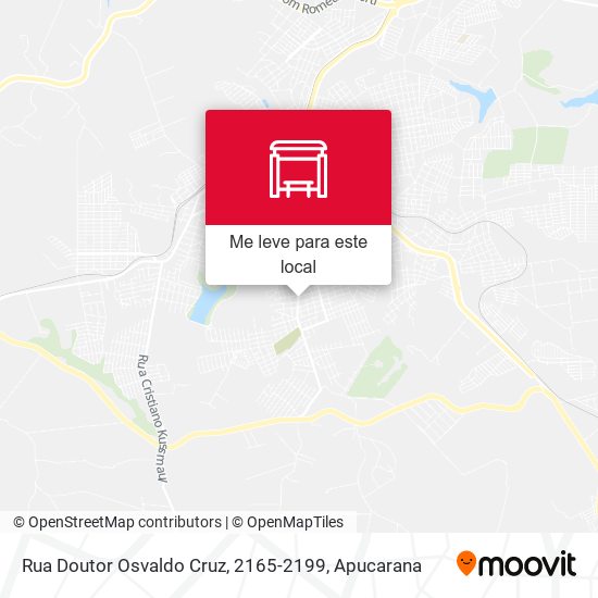 Rua Doutor Osvaldo Cruz, 2165-2199 mapa