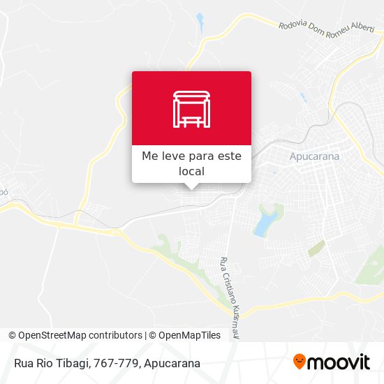 Rua Rio Tibagi, 767-779 mapa