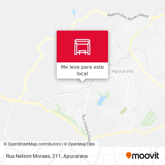 Rua Nelson Moraes, 211 mapa