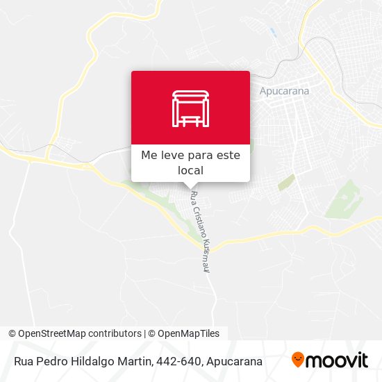 Rua Pedro Hildalgo Martin, 442-640 mapa