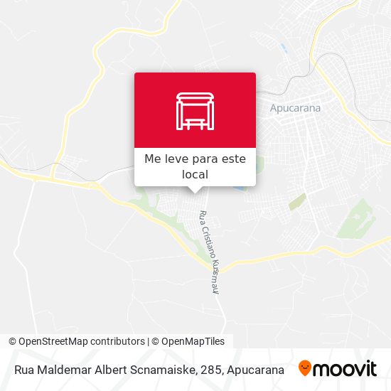 Rua Maldemar Albert Scnamaiske, 285 mapa