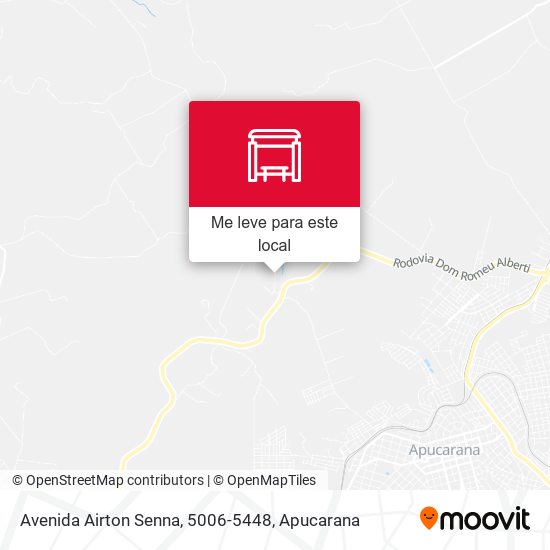 Avenida Airton Senna, 5006-5448 mapa