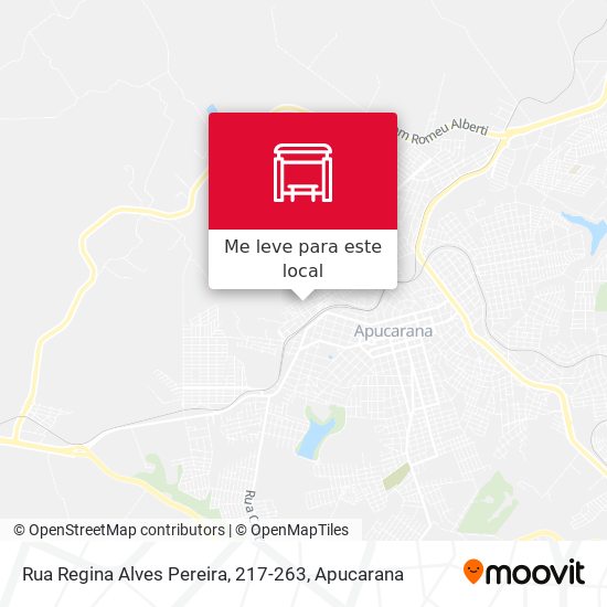 Rua Regina Alves Pereira, 217-263 mapa