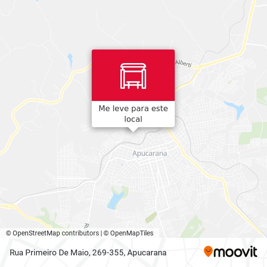 Rua Primeiro De Maio, 269-355 mapa