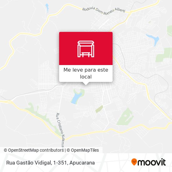 Rua Gastão Vidigal, 1-351 mapa