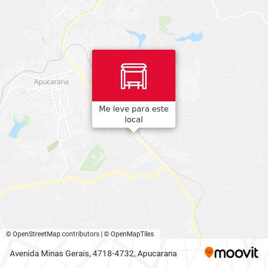 Avenida Minas Gerais, 4718-4732 mapa