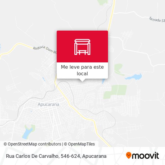 Rua Carlos De Carvalho, 546-624 mapa