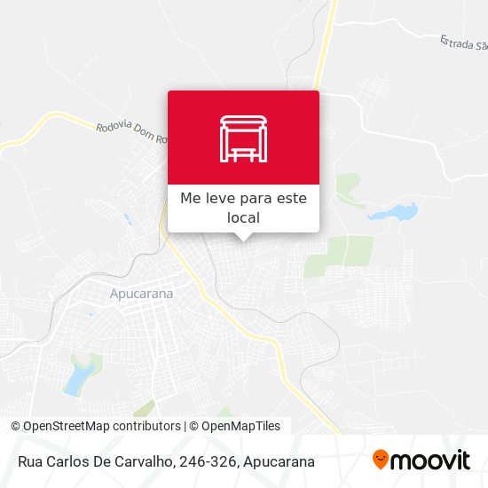 Rua Carlos De Carvalho, 246-326 mapa