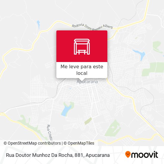 Rua Doutor Munhoz Da Rocha, 881 mapa