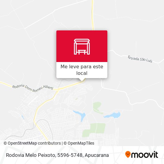 Rodovia Melo Peixoto, 5596-5748 mapa