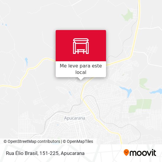 Rua Élio Brasil, 151-225 mapa