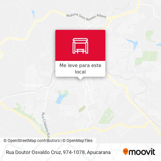 Rua Doutor Osvaldo Cruz, 974-1078 mapa
