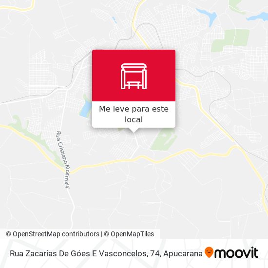 Rua Zacarias De Góes E Vasconcelos, 74 mapa
