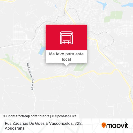 Rua Zacarias De Góes E Vasconcelos, 322 mapa