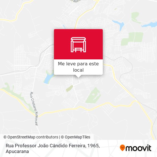 Rua Professor João Cândido Ferreira, 1965 mapa