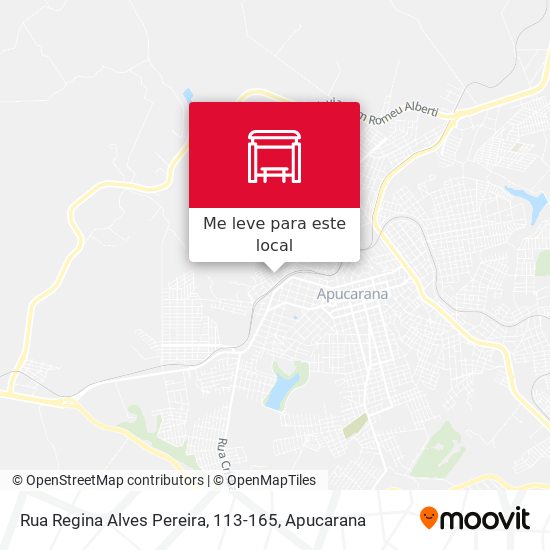 Rua Regina Alves Pereira, 113-165 mapa