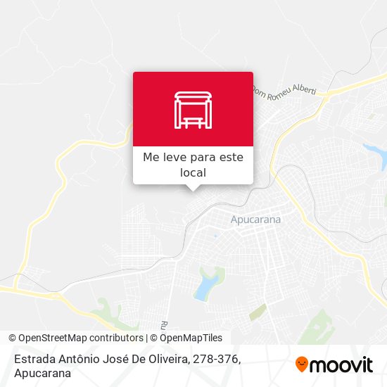 Estrada Antônio José De Oliveira, 278-376 mapa