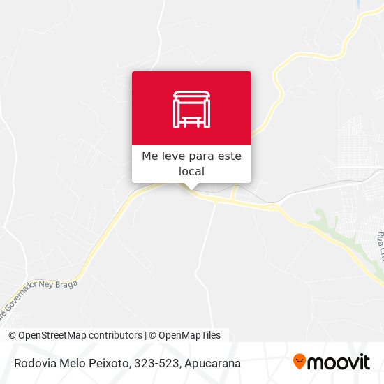Rodovia Melo Peixoto, 323-523 mapa